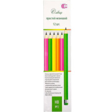 Набір олівців CR255-12 неоновий 12 штук (CR255-12)
