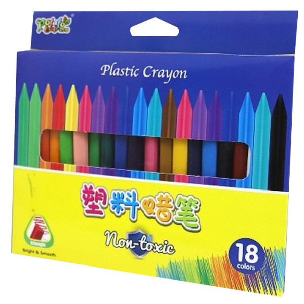Карандаши восковые CRAYONS DSCN3833-18, 18 цветов в магазине товаров для дома Евро Буд