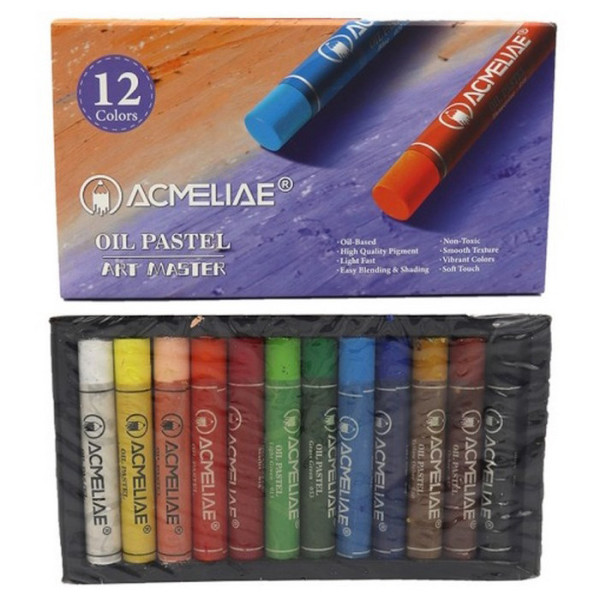 Масляная пастель карандашей Acmeliae OPC-12, 12 цветов (OPC-12)
