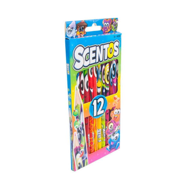 Дитячий набір ароматних олівців "Фантазія" Scentos 40515, 12 кольорів (40515)
