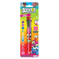 Многоцветная ароматная шариковая ручка Волшебное настроение W3 Scentos 11779-2(Red)(11779-2(Red))