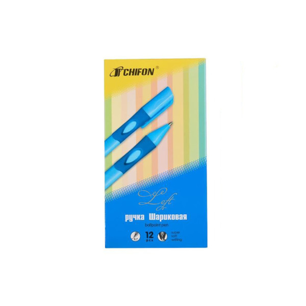 Ручка олійна CF-1361 тренажер правша, синя