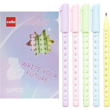 Ручка масляна CL2371-50 синя, упаковка 50 штук (CL2371-50)