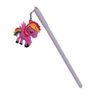 Ручка гелева "Лошадка" MD-138-2(Violet) синя  (MD-138-2(Violet))