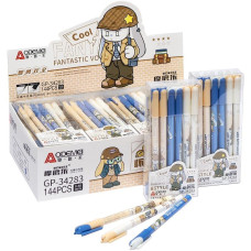 Ручка "Пише-Стирає" 34283 синя, в упаковці 12 штук  (34283)