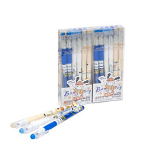 Ручка "Пише-Стирає" 34245 синя, в упаковці 12 штук (34245)