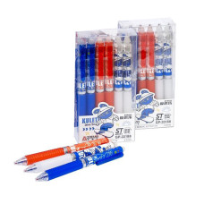 Ручка автоматична "Пише-Стирає" 33188 синя, в упаковці 12 штук (33188)