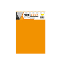Блокнот А5 В-БП5-40, 40 листов, пружина сверху Оранжевый(В-БП5-40(Orange))