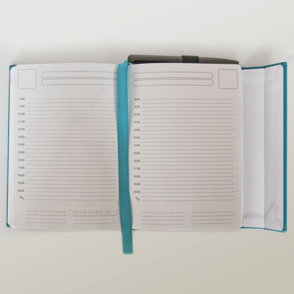 Дневник-мотиватор на магнитах 21303-KR недатированный в книжном переплете(21303-KR)