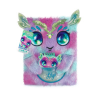 Великий пухнастий блокнот 2 в 1 Лілія Nebulous Stars 12522 мініблокнот на спіралі (12522)