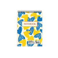 Блокнот "The heart of Ukraine" А6 АП-1907-2, 40 аркушів, пружина зверху (АП-1907-2)