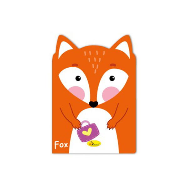 Дитячий блокнот з вушками "Fox" АП-1803-03, 24 сторінки (АП-1803-03)