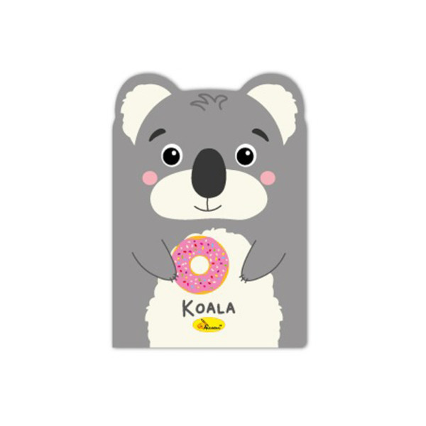 Дитячий блокнот з вушками "Koala" АП-1803-06, 24 сторінки (АП-1803-06)