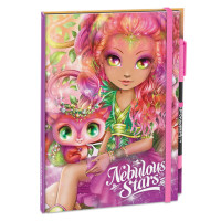 Блокнот чорні аркуші Делюкс Хазелія Nebulous Stars 11583-2 з ручкою (11583-2)