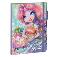 Блокнот чорні аркуші Делюкс Коралія Nebulous Stars 11583-3 з ручкою (11583-3)