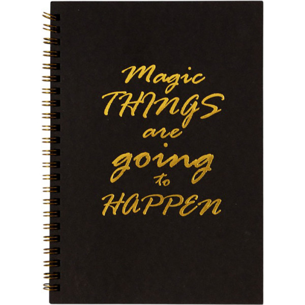 Скетчбук з чорними аркушами "Магія" А5 13101-B-KR 50 аркушів (13101-B-KR)