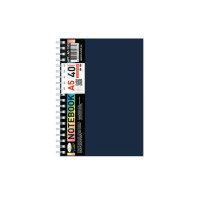 Блокнот А5 АП-1503(Black) 40 аркушів, пружина збоку (АП-1503(Black))