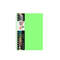 Блокнот А5 АП-1503(Light Green) 40 аркушів, пружина збоку (АП-1503(Light Green))