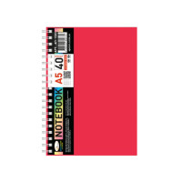 Блокнот А5 АП-1503 (Red) 40 аркушів, пружина збоку (АП-1503(Red))