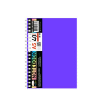 Блокнот А5 АП-1503 (Violet) 40 аркушів, пружина збоку (АП-1503(Violet))