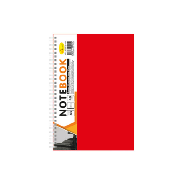 Блокнот А5 Б-БП5-40, 40 листів, пружина збоку