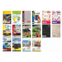 Блокнот А5 Б-Л5-40, 40 листов, пружина сверху(Б-Л5-40)