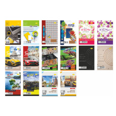 Блокнот А5 Б-Л5-40, 40 листов, пружина сверху(Б-Л5-40)