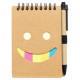 Блокнот А6 с набором стикеров и ручкой на спирале JX005, 64 листов(JX005)