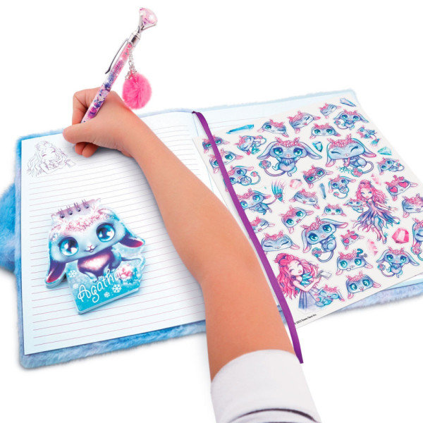 Большой пушистый блокнот 2 в 1 "Агата" Nebulous Stars 12523 миниблокнот на спирали(12523)