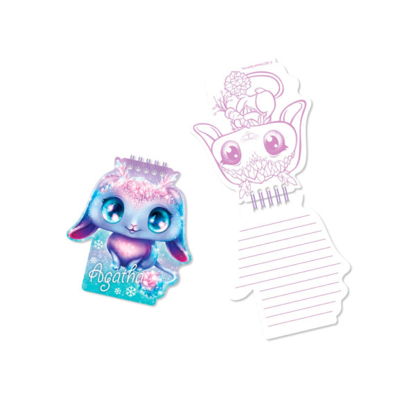 Большой пушистый блокнот 2 в 1 "Агата" Nebulous Stars 12523 миниблокнот на спирали(12523)