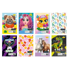 Блокнот детский А7 АП-1714 на пружине 36 листов, ассортимент(АП-1714)