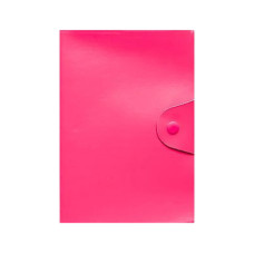 Блокнот А5 на кнопке 5902-3X клетка 80 листов 14х21 см Розовый(5902-3X(Pink))