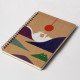 Блокнот "Кіт та сонце" еко крафт-картон 11134-KR формат А5 на пружині (11134-KR)