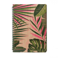 Блокнот "Листя" із модифікованої деревини 12203-KR формат А5 на пружині (12203-KR)