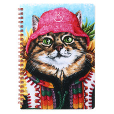 Блокнот "Культурний фронт" 13205-KR формат А5, 60 аркушів, у клітинку (13205-KR)