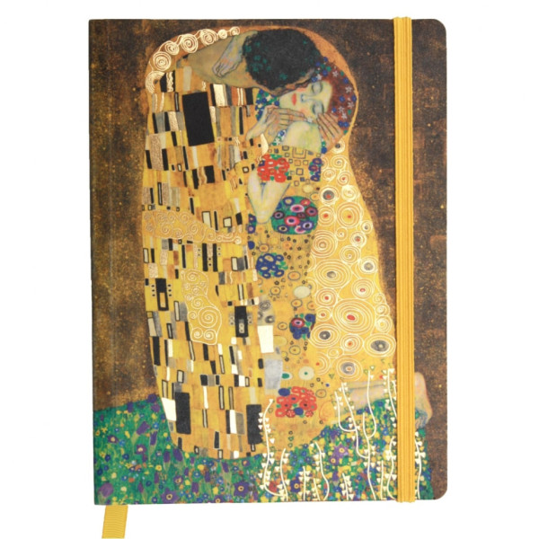Щоденник-мотиватор недатований Густав Клімт "Поцілунок" 21201-KR у книжковій палітурці (21201-KR)