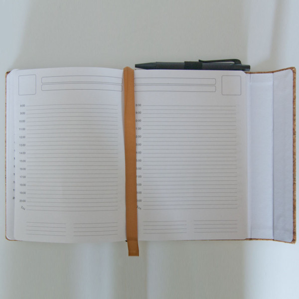 Щоденник-мотиватор на магнітах 21401-KR недатований, кора коркового дуба (21401-KR)