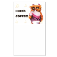 Блокнот на магніті I need coffee "Сова" Kt30072103, 30 аркушів (Kt30072103)