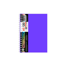 Блокнот А5 Б-БП5-120(Violet) 120 аркушів, пружина збоку (Б-БП5-120(Violet))