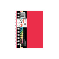 Блокнот А6 АП-1510(Red) 40 аркушів, пружина бокова (АП-1510(Red))