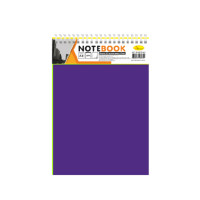 Блокнот А5 В-БП5-80, 80 листів, пружина зверху Фіолетовий (В-БП5-80(Violet))