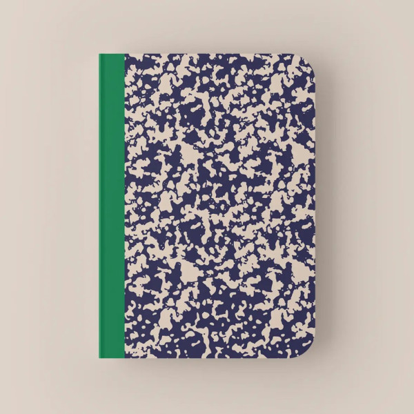 Блокнот "Exited" CBRT-0358 у крапочку, синій, формат А5, 144 аркуша (CBRT-0358)