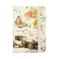 Блокнот А6 на резинці 5702-1 тверда обкладинка, лінія 14х9 см 80 аркушів (5702-1)