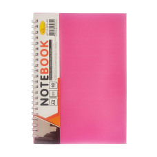 Блокнот А5 Б-БП5-40, 40 листів, пружина збоку (Б-БП5-40(Pink))