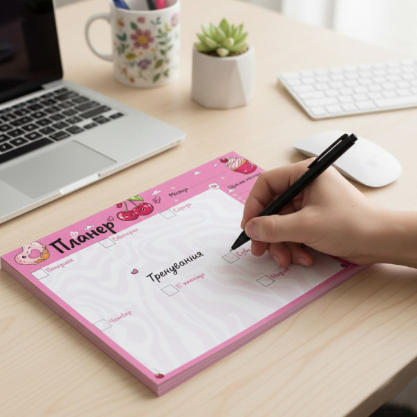 Планер тижневий VT9212-02, 20х14,3 см, 54 аркуші, українська (VT9212-02)