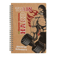 Дневник тренировок "Бодибилдер" А5 15101-KR, на пружине (15101-KR)