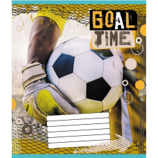 Зошит учнівський "М'яч" 012-510027C-5 в косу лінію, 12 аркушів (012-510027C-5)