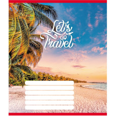 Тетрадь ученическая "В путешествие" 024-550276K-4 в клеточку, 24 листа(024-550276K-4)