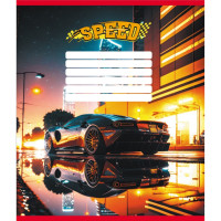 Зошит учнівський "Нічні вогні" 012-520156L-4 в лінію, 12 аркушів  (012-520156L-4)