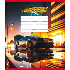 Тетрадь ученическая "Ночные огни" 012-520156L-4 в линию, 12 листов (012-520156L-4)